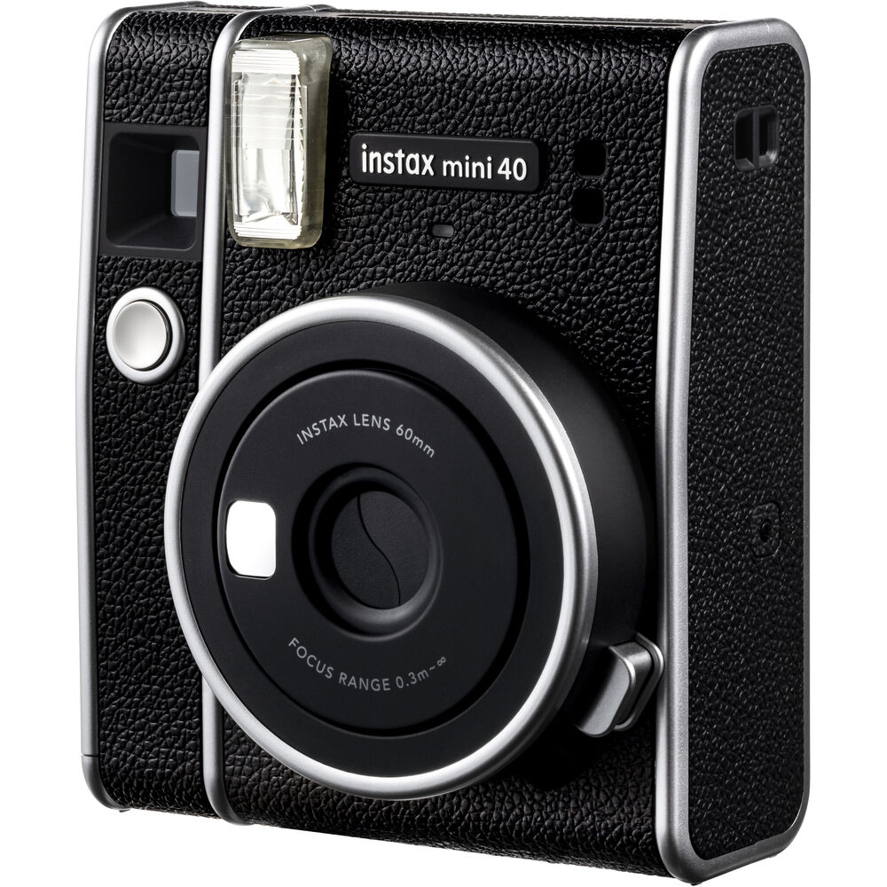 Fujifilm Instax Mini 40 Instant Film Camera with 20-Films + Bag + 4-Batteries