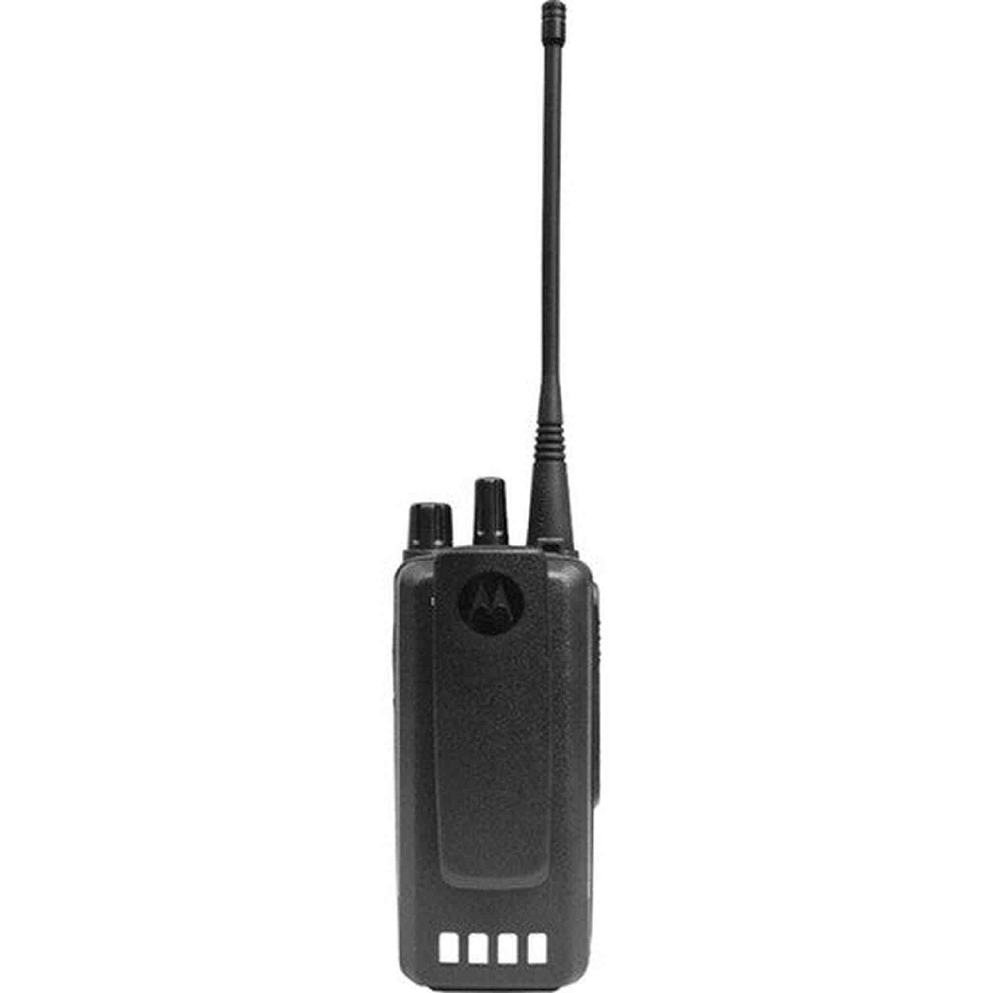 Motorola CP100D Analog UHF Portable Two Way Radio With Display and Limited Keypad, - 6 Pack With Mics Bundle
