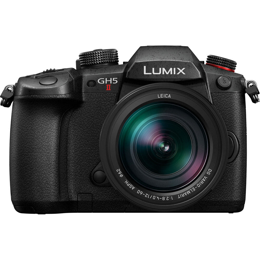 Panasonic Lumix GH5 II Mirrorless Camera W/ 12-60mm Lens + 4K Monitor + 64GB + More