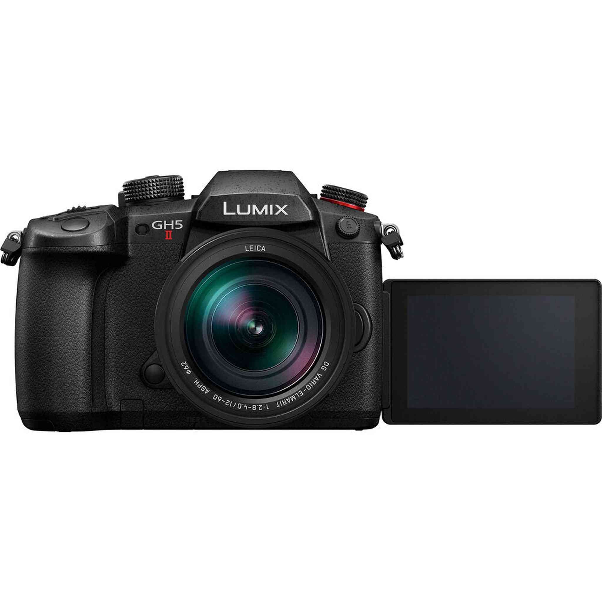 Panasonic Lumix GH5 II Mirrorless Camera W/ 12-60mm Lens + 2 x 64GB Card + More