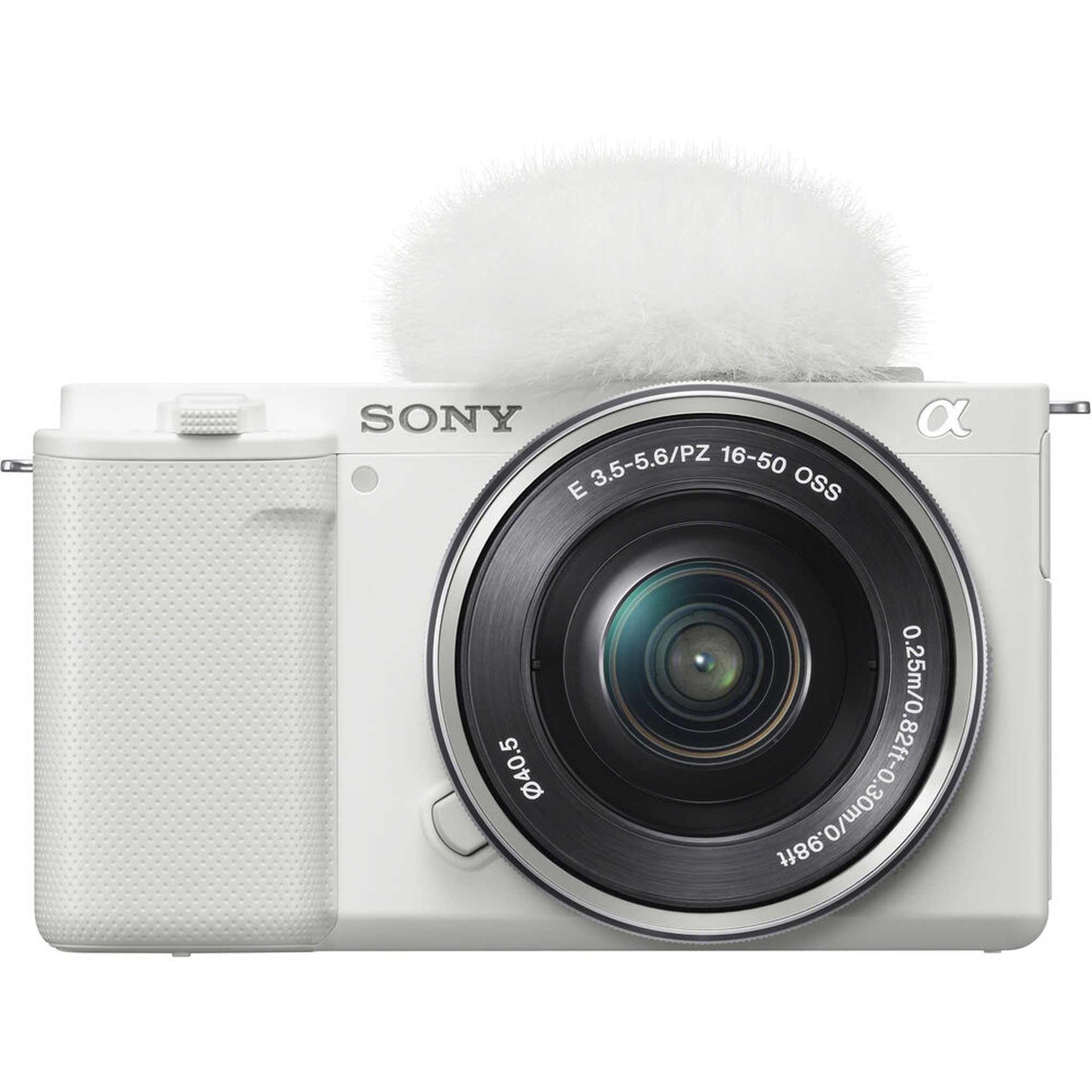 Sony ZV-E10 Mirrorless Camera w/ 16-50mm Lens White + Extra Battery + Software Sony