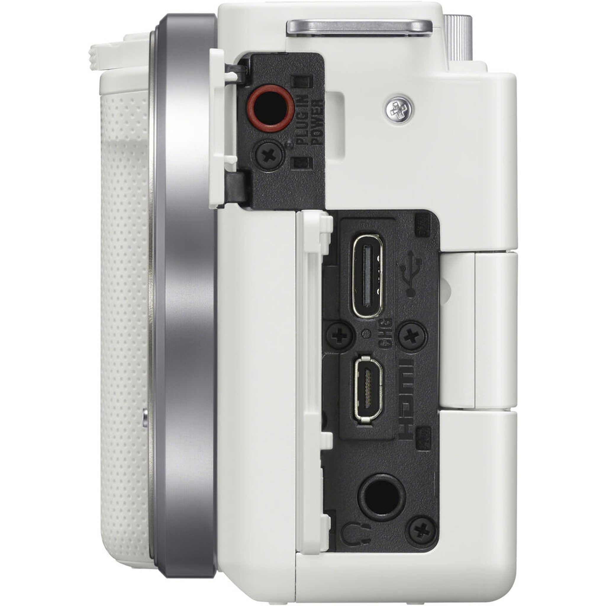 Sony ZV-E10 Mirrorless Camera w/ 16-50mm Lens White + Extra Battery + Software Sony