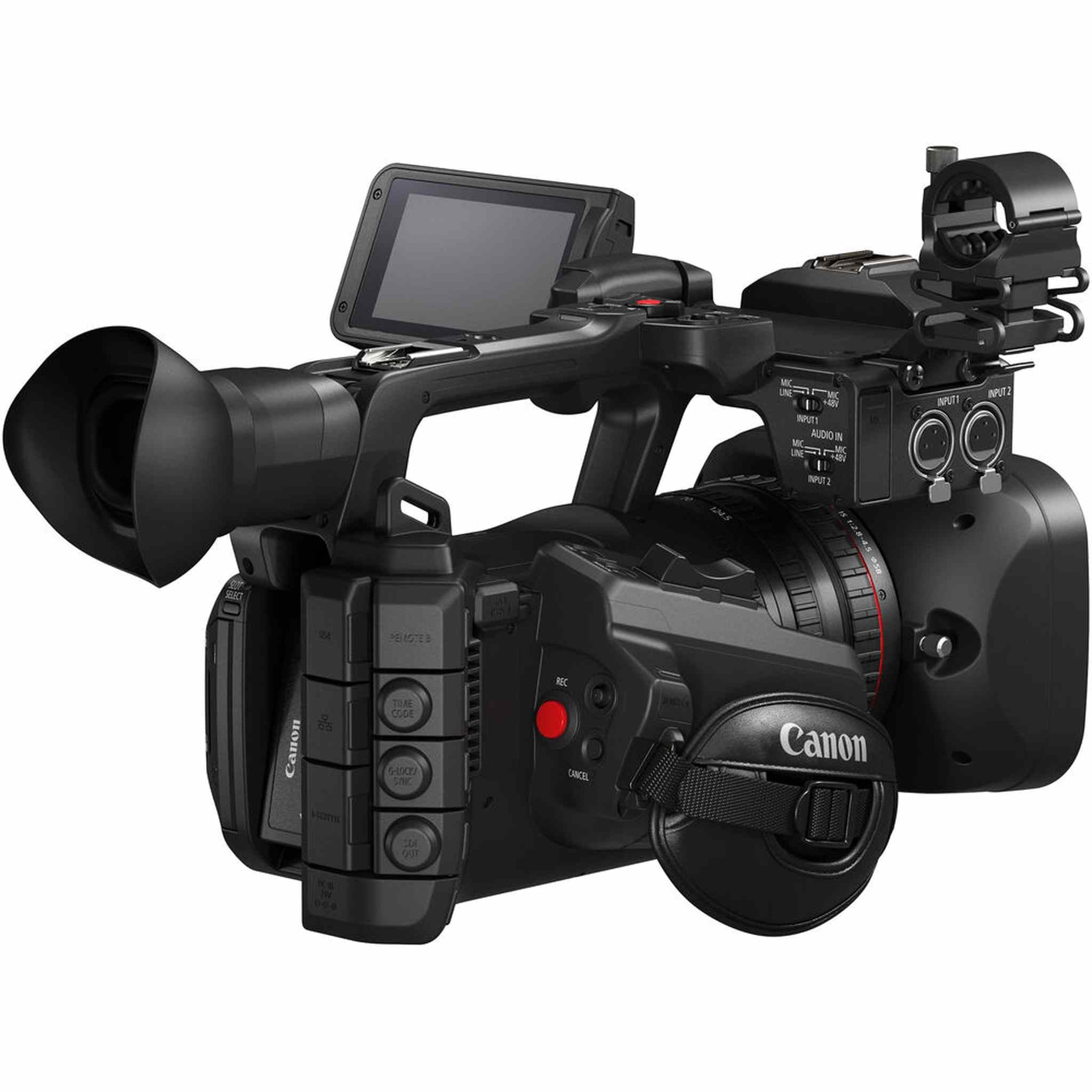 Canon XF605 UHD 4K HDR Pro Camcorder 5076C002 + Bag + Card Reader + More Bundle - Reconditioned Canon