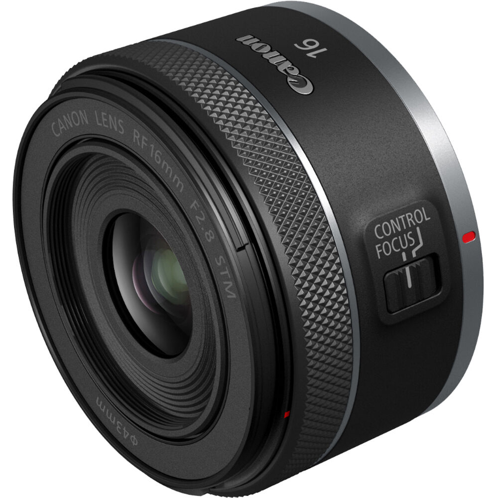 Canon RF 16mm f/2.8 STM Lens (5051C002) + Filter Kit + Lens Pouch Base Bundle