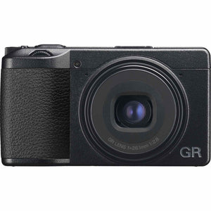 Ricoh GR IIIx, Black, Digital Compact Camera with 24MP with Accessories Ricoh