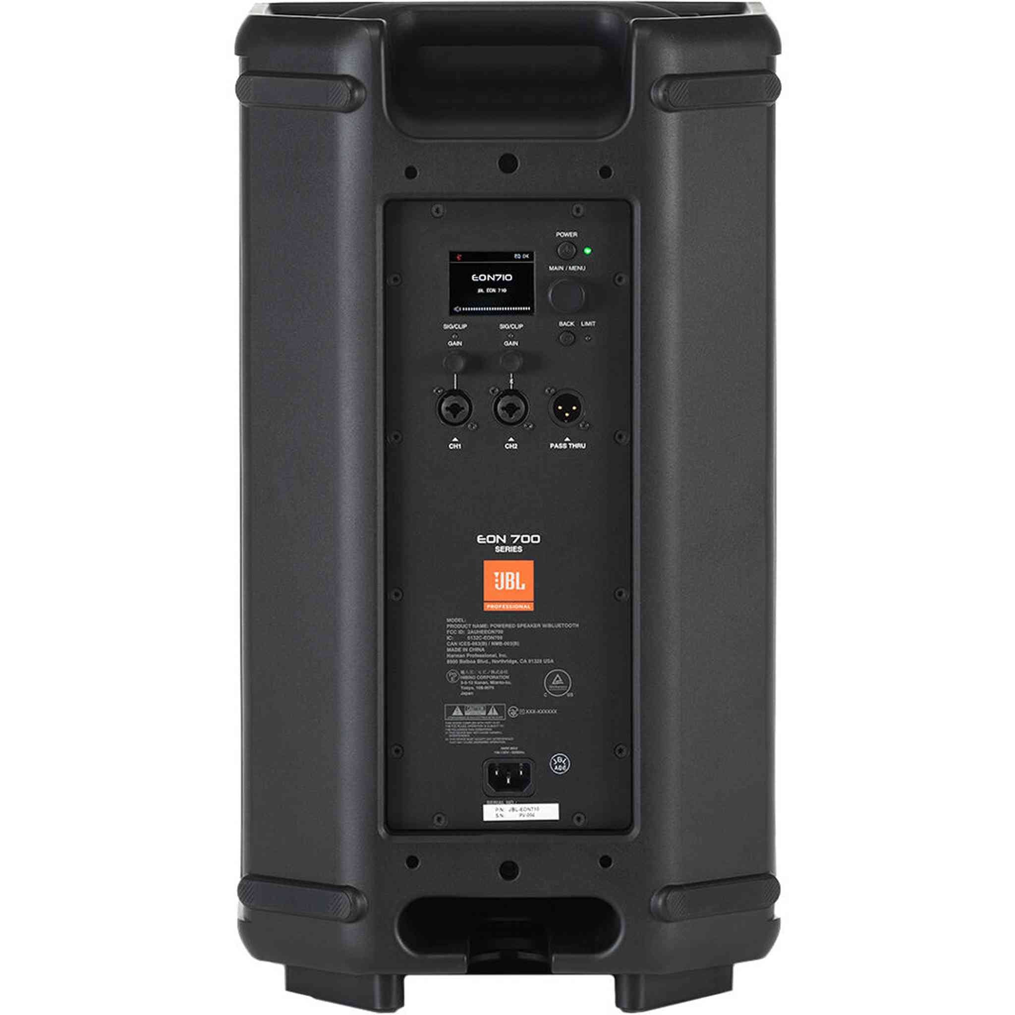 JBL Professional EON710 Powered PA Loudspeaker - Black with accessories