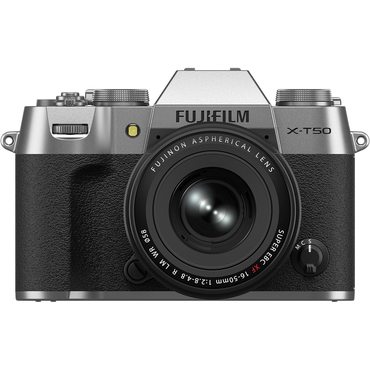 Fujifilm X-T50 Mirrorless Digital Camera XF16-50mmF2.8-4.8 R LM WR Lens Kit - Silver