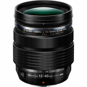 Olympus M.Zuiko Digital ED 12-40mm F2.8 PRO II for Micro Four Thirds System Camera Weather Sealed Design Fluorine Coating MF Clutch Compact Zoom Lens