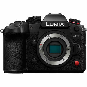 Panasonic Lumix GH6 Mirrorless Camera + Panasonic 25mm Lens + 64GB Card + More