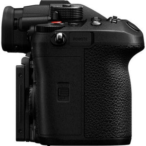 Panasonic Lumix GH6 Mirrorless Camera + Panasonic 25mm Lens + 64GB Card + More