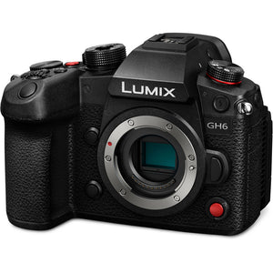 Panasonic Lumix GH6 Mirrorless Camera + Panasonic 25mm Lens + 64GB Card + More