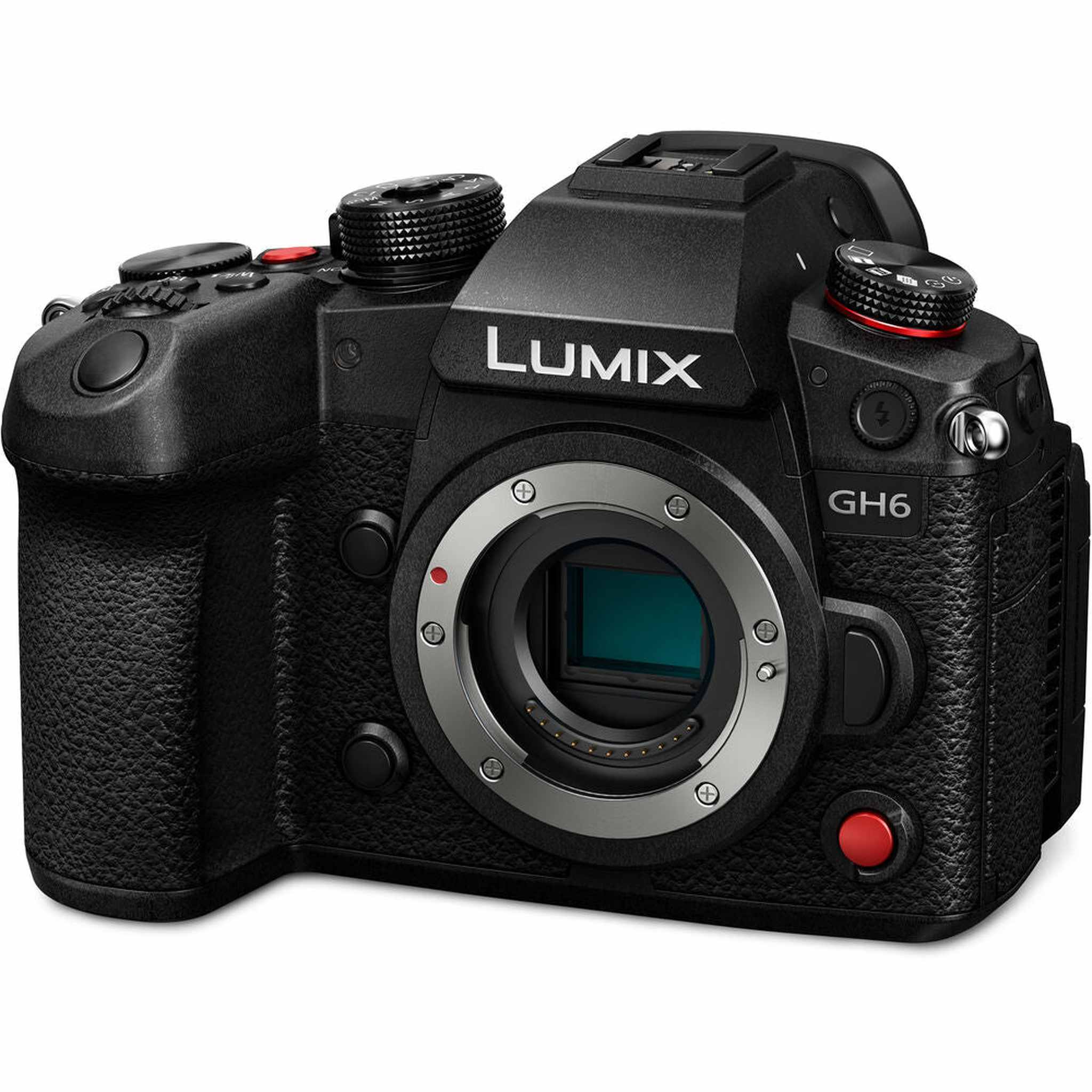 Panasonic Lumix GH6 Mirrorless Camera + 4K Monitor + VideoMic + 64GB Card + More - Reconditioned Panasonic