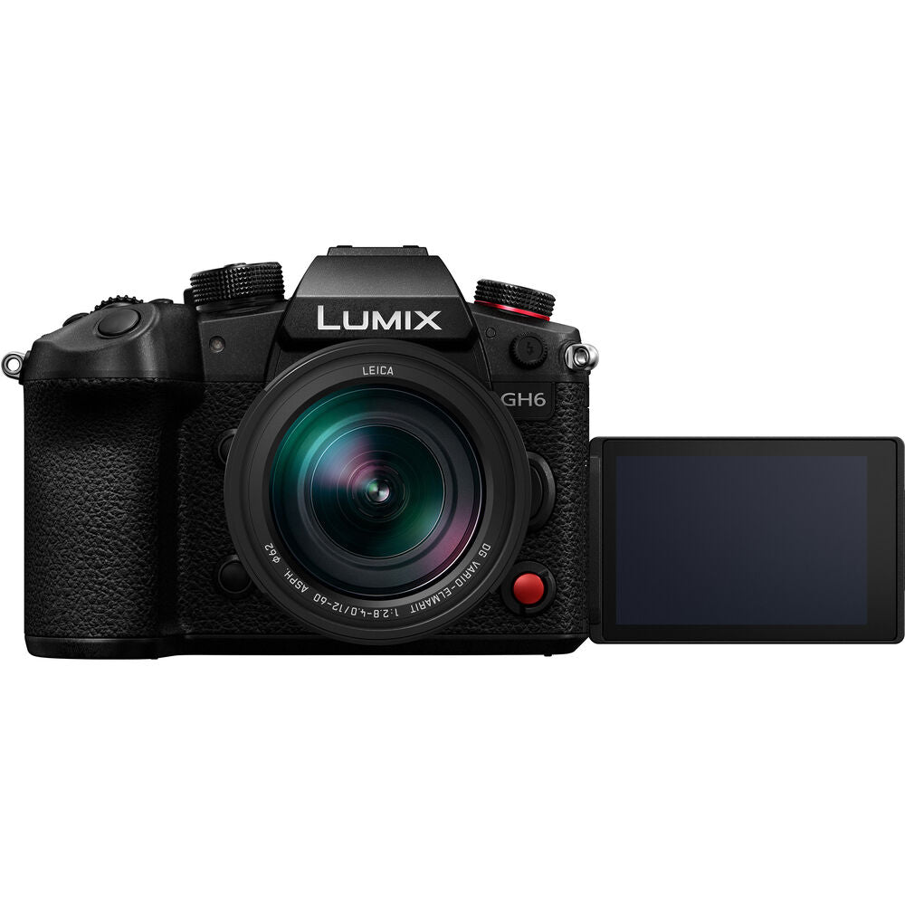 Panasonic Lumix GH6 Mirrorless Camera W/ 12-60mm f/2.8-4 Lens + 4K Monitor + More