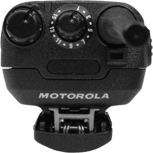Motorola CP100D Analog UHF Portable Non-Display Two Way Radio, 16 Channel, - 4 Pack With Mic Bundle Motorola Solutions