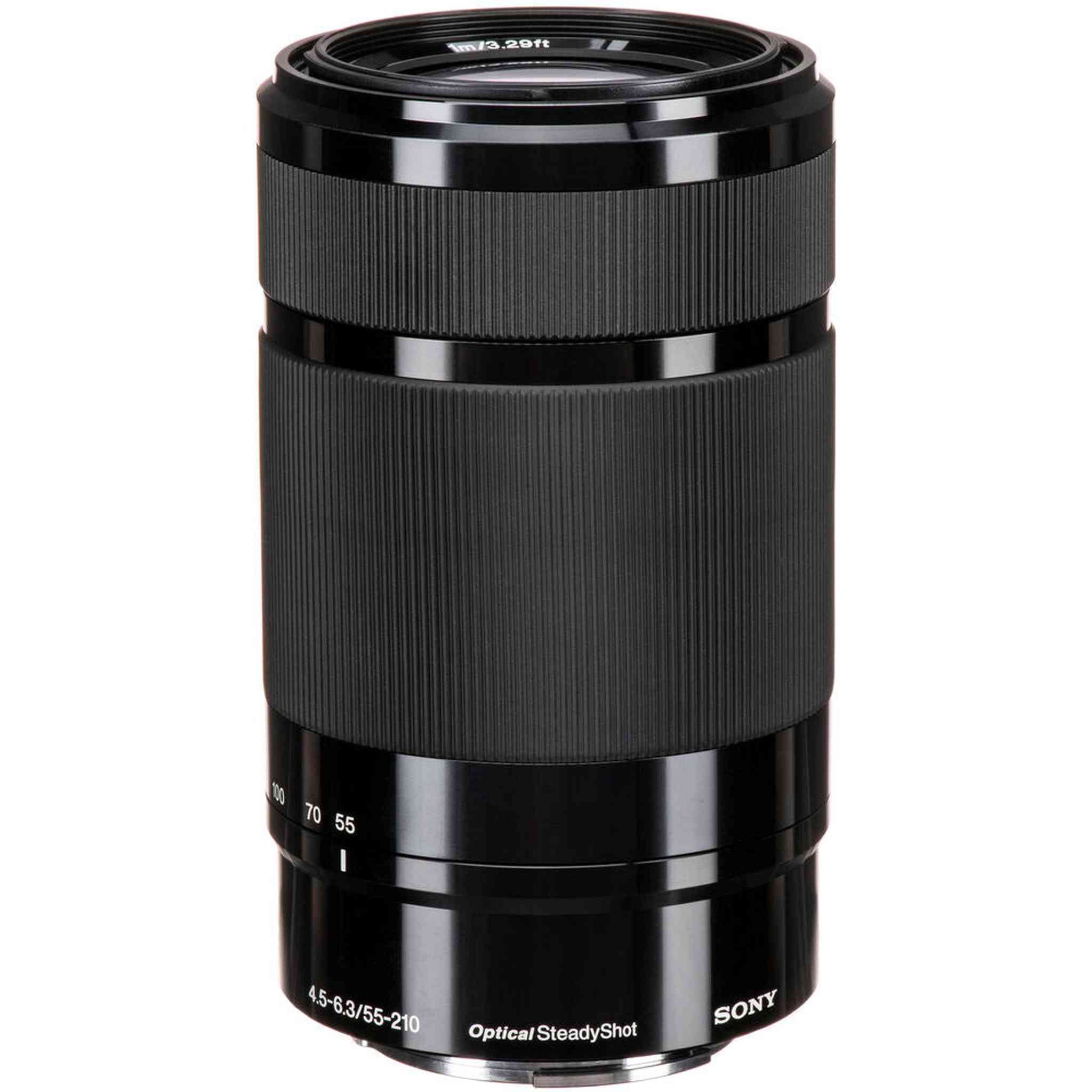 Sony E 55-210mm f/4.5-6.3 OSS Lens + Filter Kit + Cap Keeper + Cleaning Kit