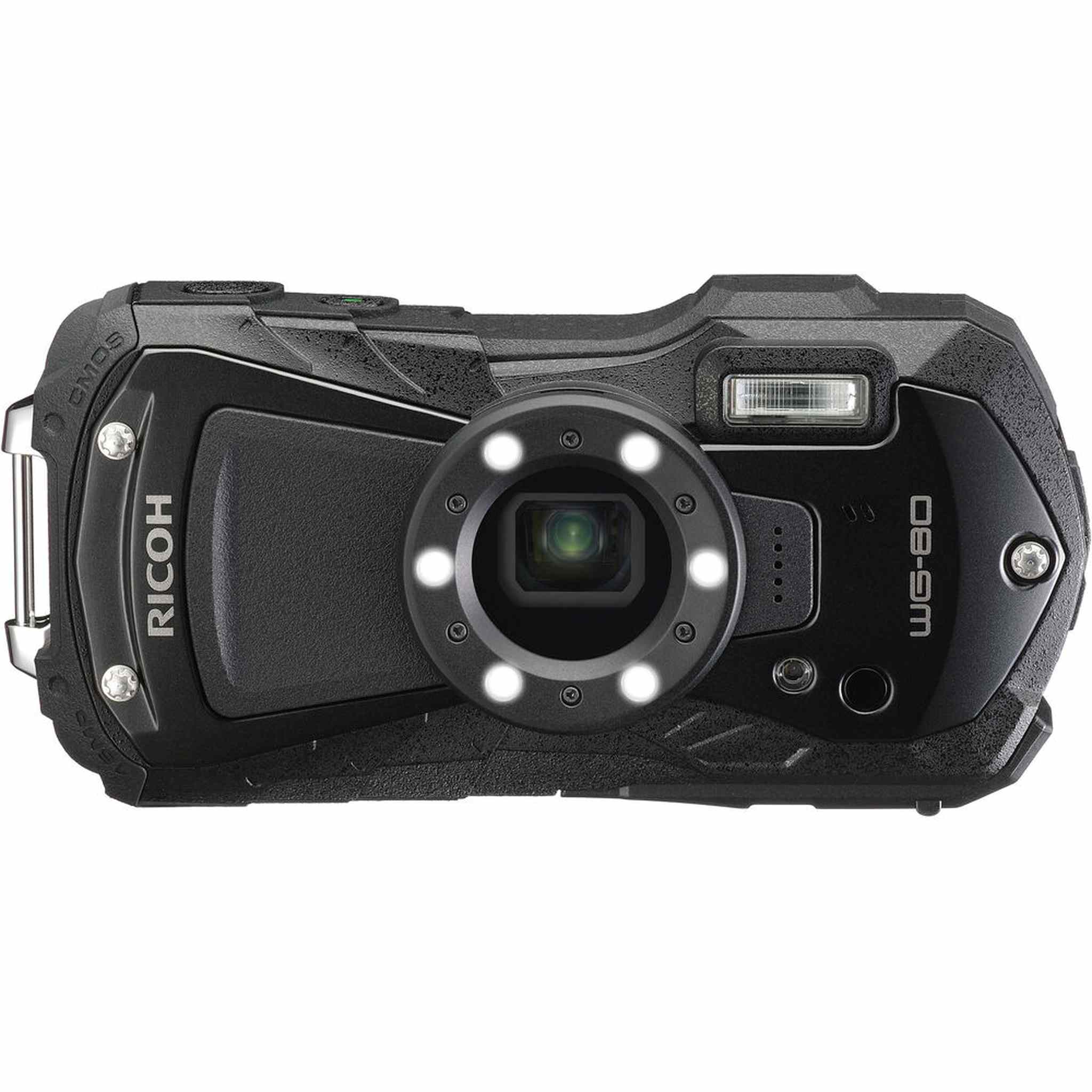 Ricoh WG-80 Waterproof Camera Black with Accessories Ricoh