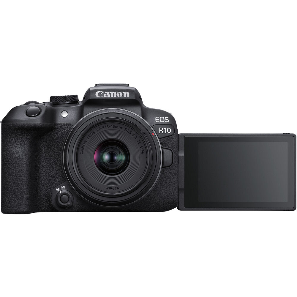 Canon EOS R10 Mirrorless Camera + Sony 64GB TOUGH SD Card + Bag + Reader + More