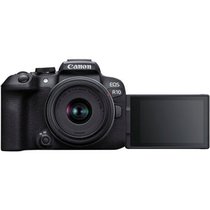 Canon EOS R10 Mirrorless Camera + Canon 24-70mm Lens + 64GB SD Card + More