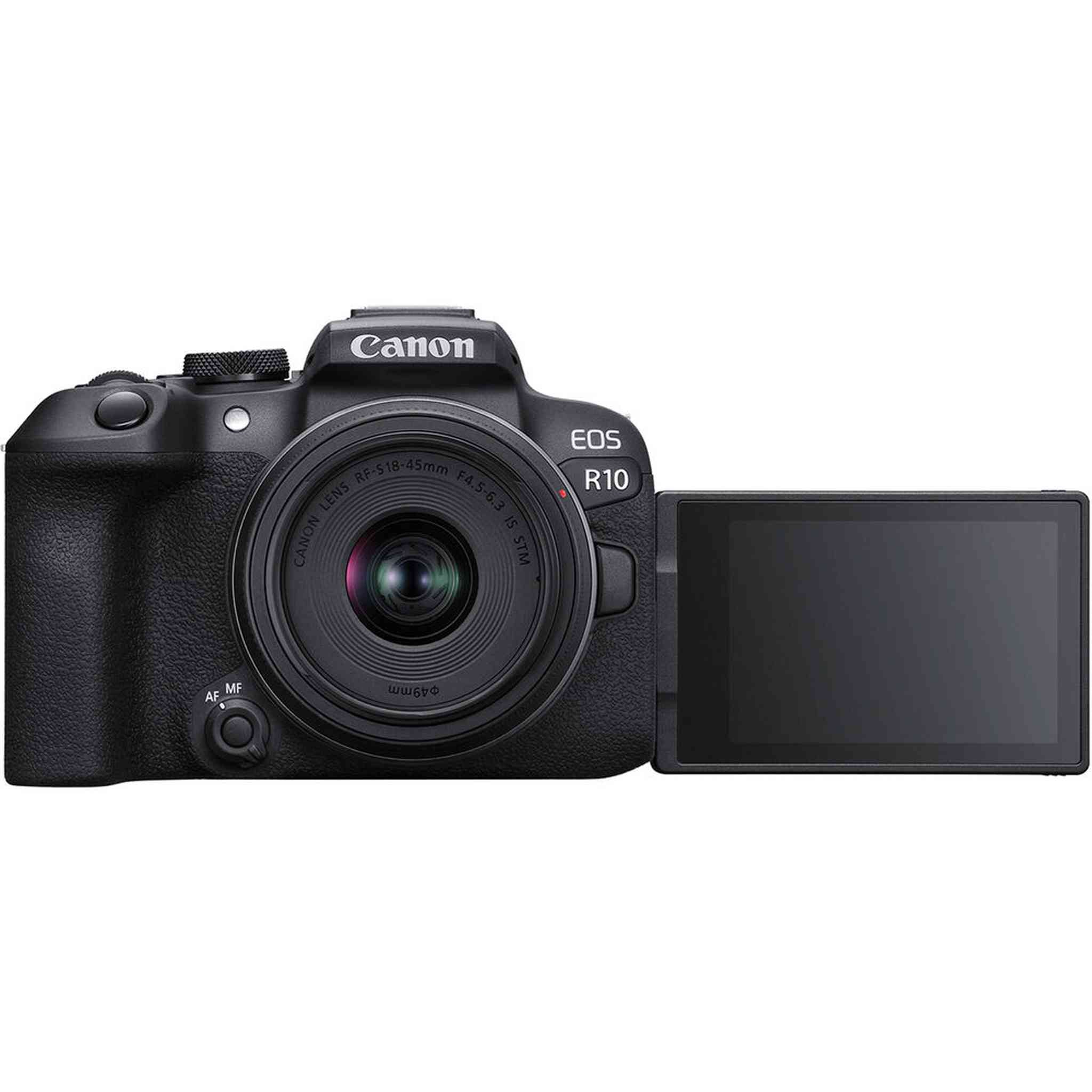 Canon EOS R10 Mirrorless Camera W/ 18-45mm Lens + 64GB TOUGH SD Card + + More