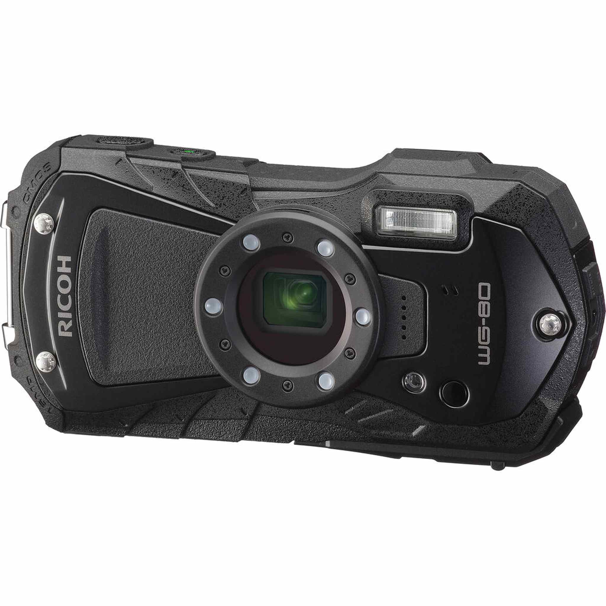 Ricoh WG-80 Waterproof Camera Black with Accessories Ricoh
