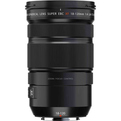 Fujifilm Fujinon XF 18-120mm f/4 LM PZ WR Zoom Lens + 64GB SD Card Bundle