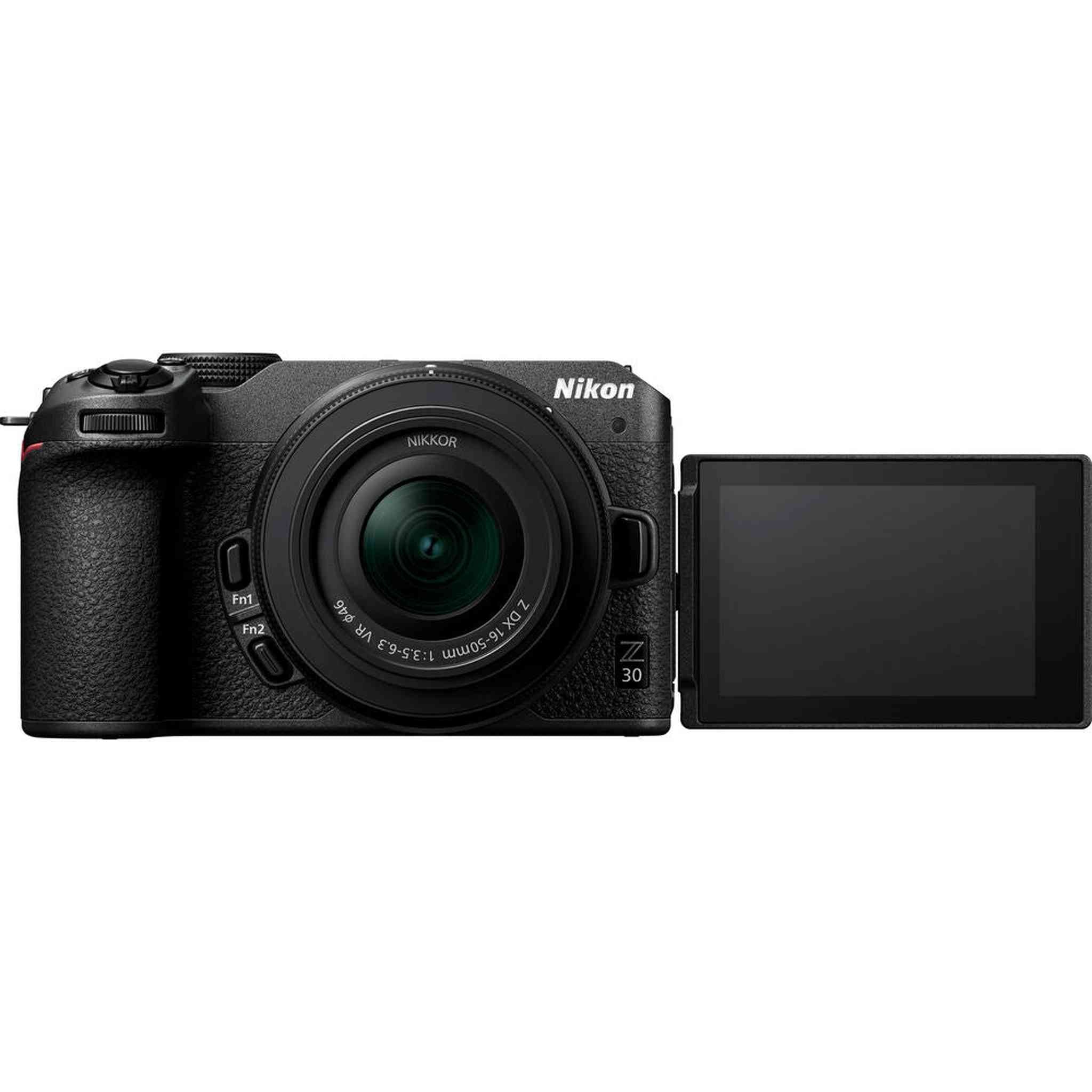 Nikon Z30 Mirrorless Digital Camera with 16-50mm Lens 1749, INTL Deluxe Bundle