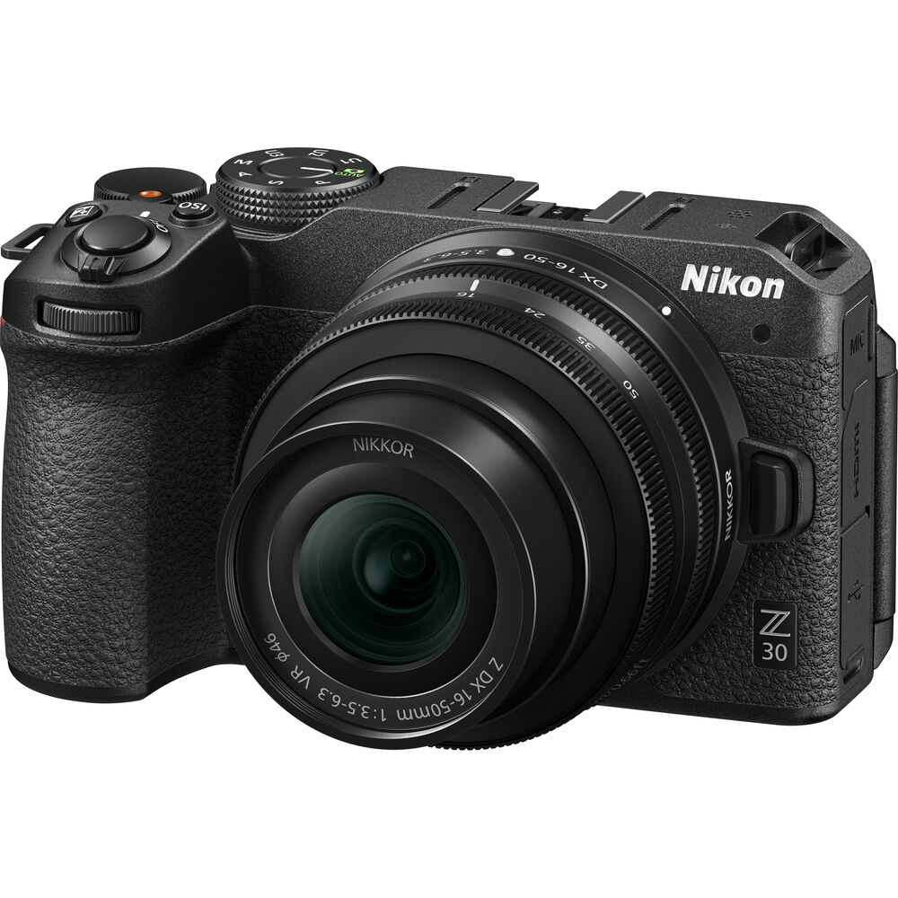 Nikon Z30 Mirrorless Digital Camera with 16-50mm Lens (1749, INTL) Deluxe Bundle