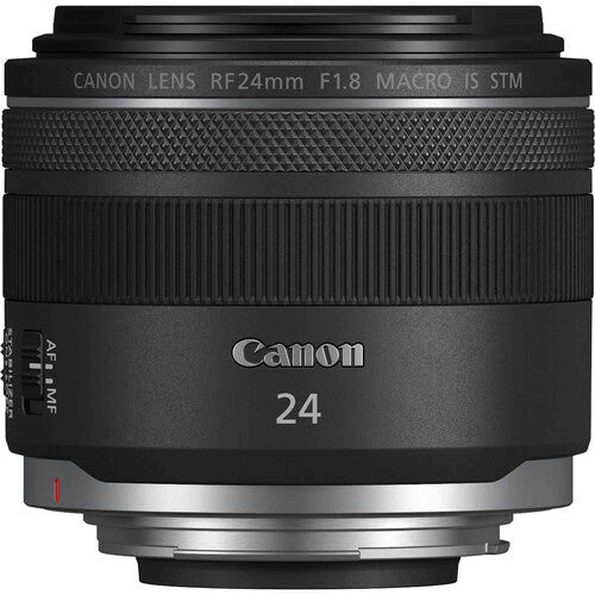 Canon RF 24mm f/1.8 Macro IS STM Lens 5668C002 + 64GB Memory Card - Bundle -