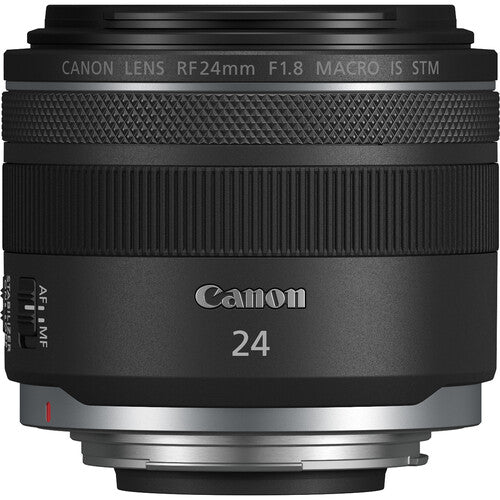 Canon RF 24mm f/1.8 Macro IS STM Lens (5668C002) + 64GB Memory Card - Bundle -