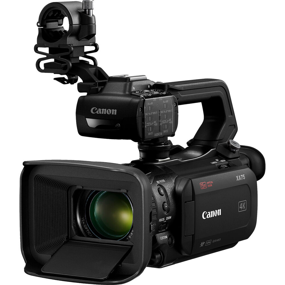 Canon XA75 UHD 4K30 Camcorder with Dual-Pixel Autofocus + 64GB Memory Card + More