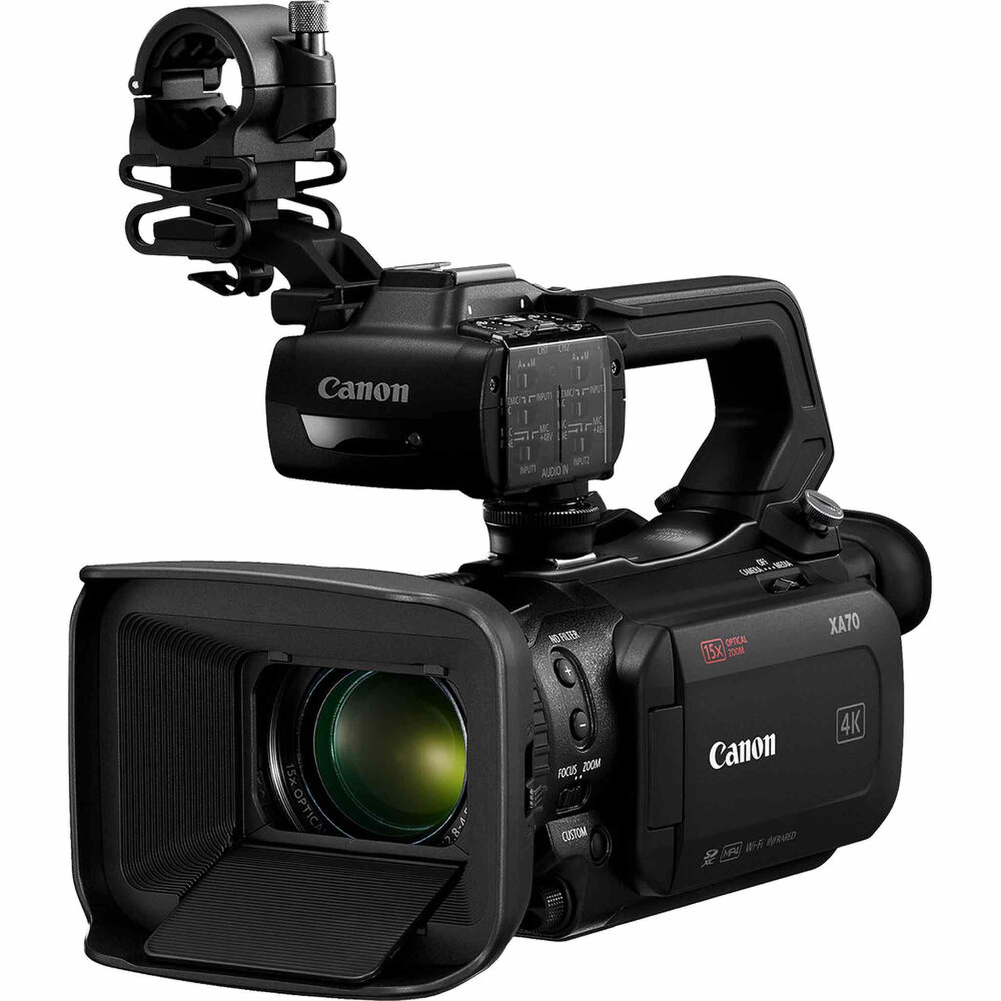 Canon XA70 Camcorder + Microphone, Professional Headphones, & many accessories - Reconditioned Canon