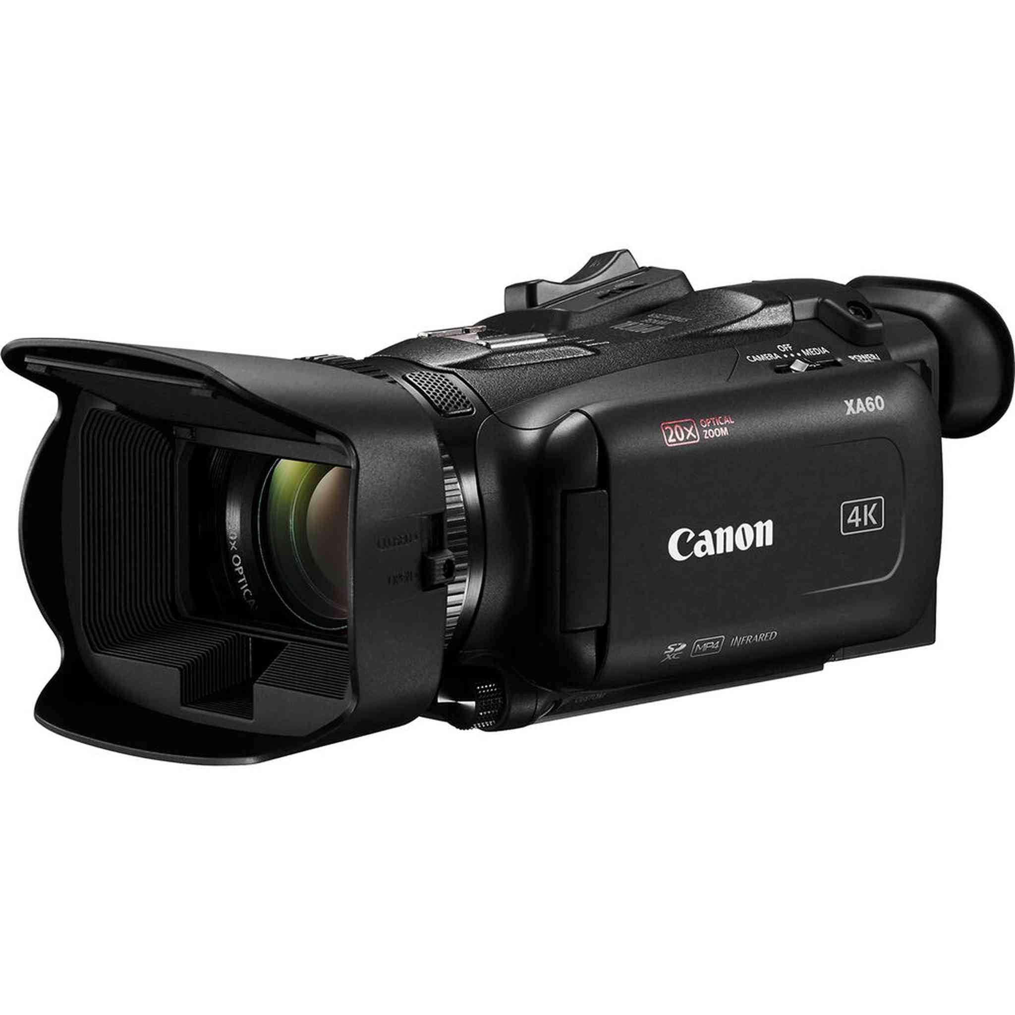 Canon XA60 Professional UHD 4K Camcorder + 4K Monitor + Pro Mic + 2 x 64GB + More - Reconditioned Canon