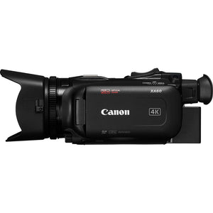 Canon XA60 Professional UHD 4K Camcorder + 4K Monitor + Pro Mic + 2 x 64GB + More