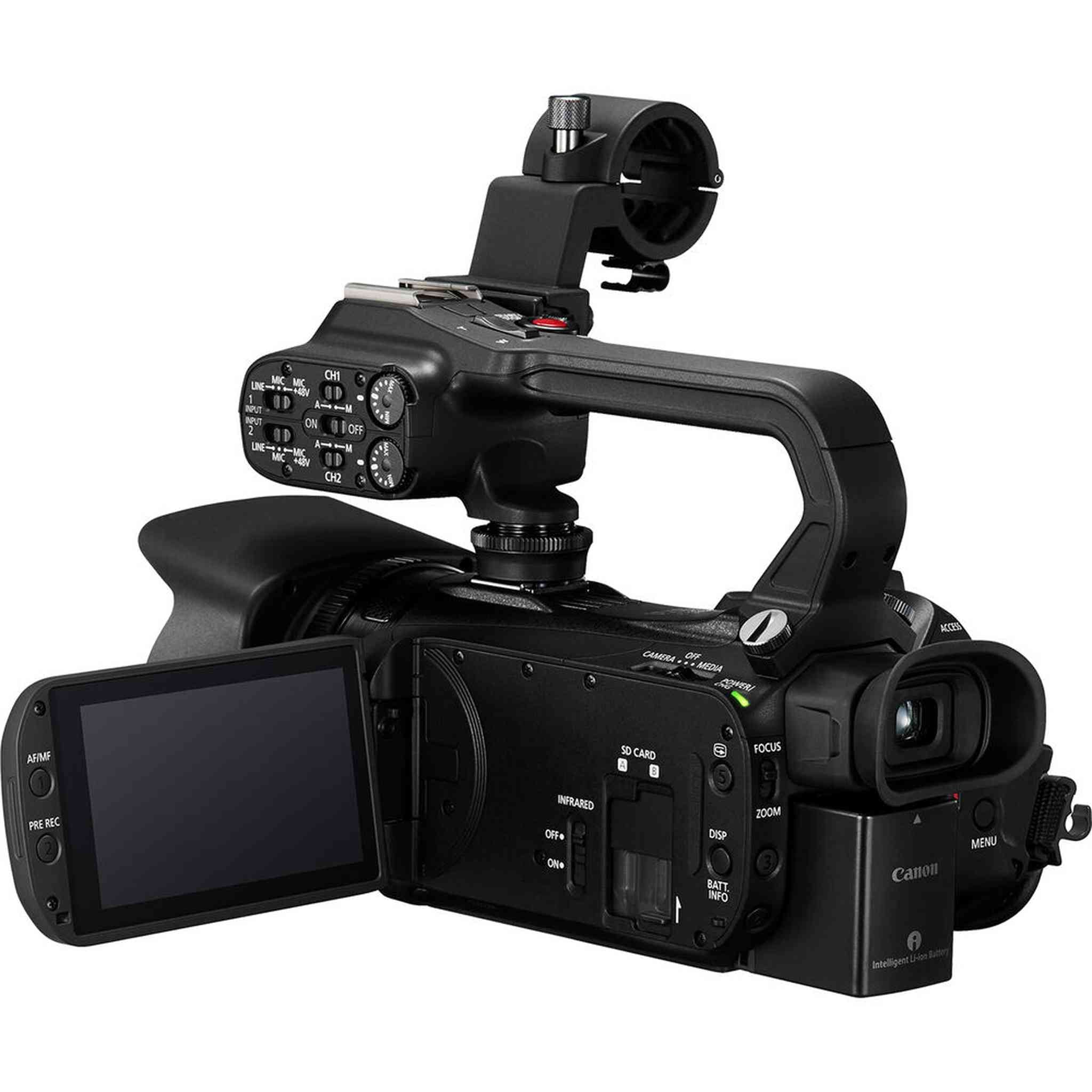 Canon XA65 Professional UHD 4K Camcorder + 4K Monitor + Pro Mic + 2 x 64GB + More - Reconditioned Canon