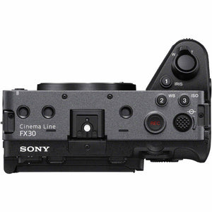 Sony FX30 Digital Cinema Camera with XLR Handle Unit + 64GB SF-G Tough Card + More Sony