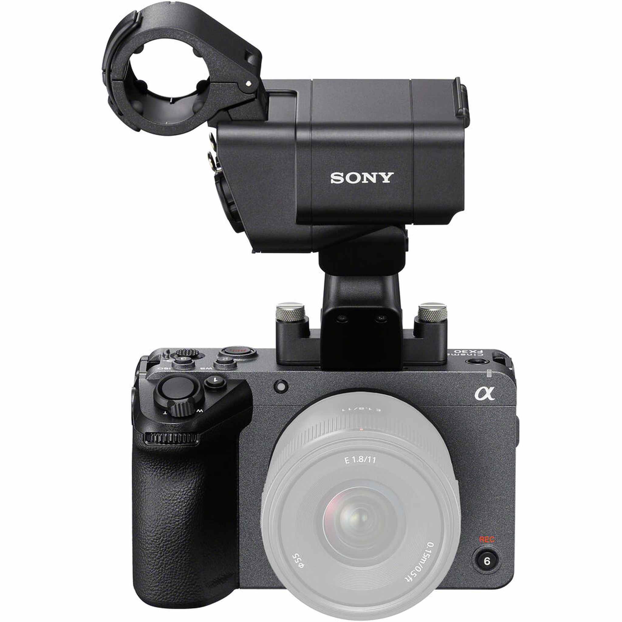 Sony FX30 Digital Cinema Camera with XLR Handle Unit + Sony E 11mm Lens + More