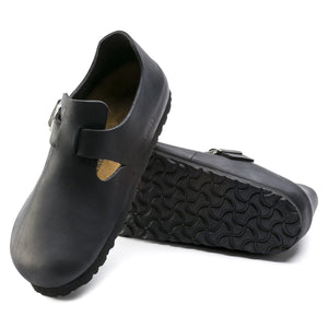Birkenstock Unisex London Leather Black Shoes 6 W / 4 M US