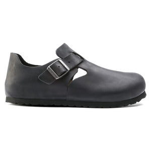 Birkenstock Unisex London Leather Black Shoes 6 W / 4 M US