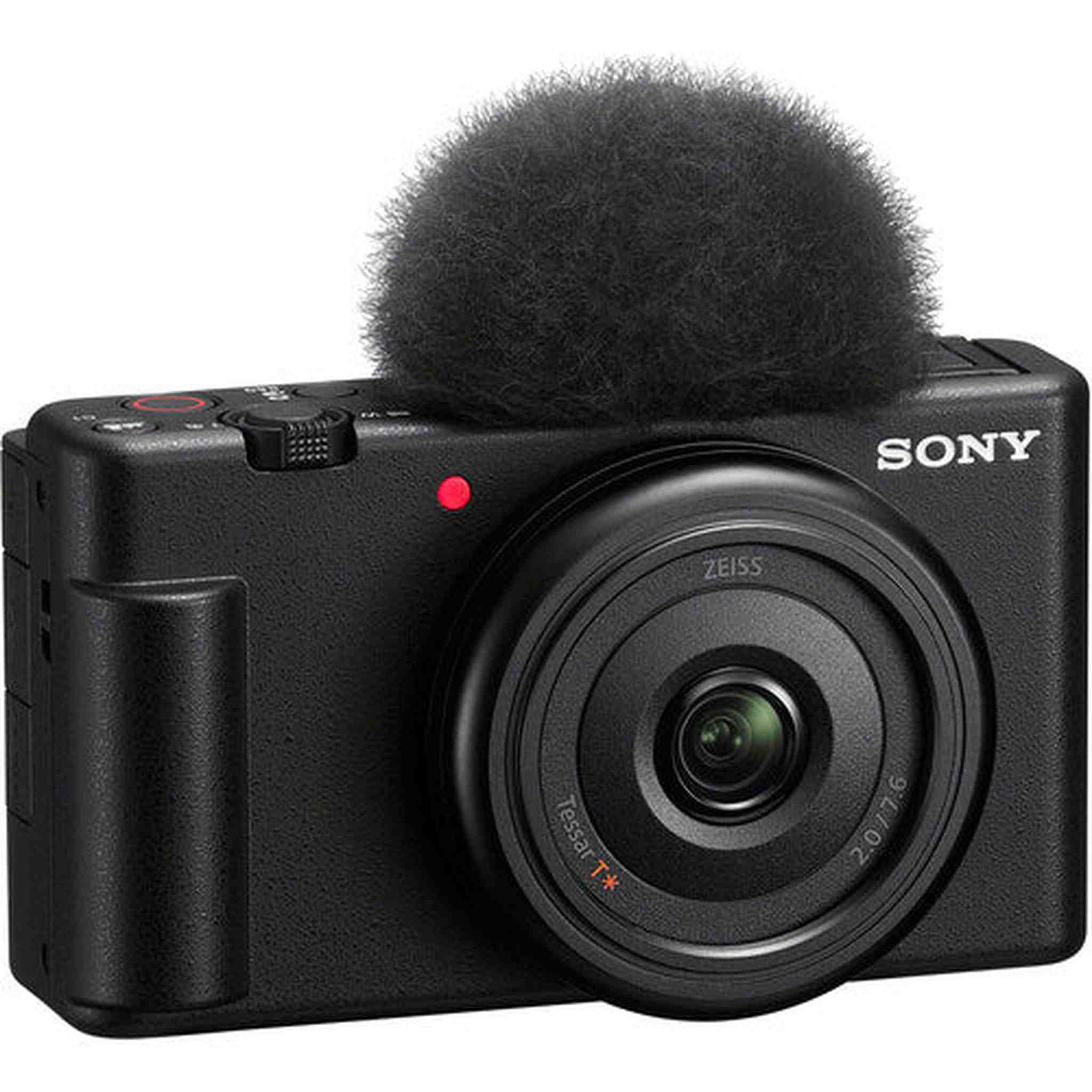 Sony ZV-1F Vlogging Camera Black ZV1F/B + Case + 64GB Card + Tripod + More Sony