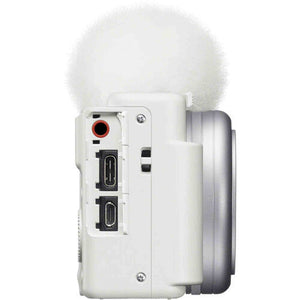 Sony ZV-1F Vlogging Camera White ZV1F/W + Filter Kit + 64GB Card + Card Reader