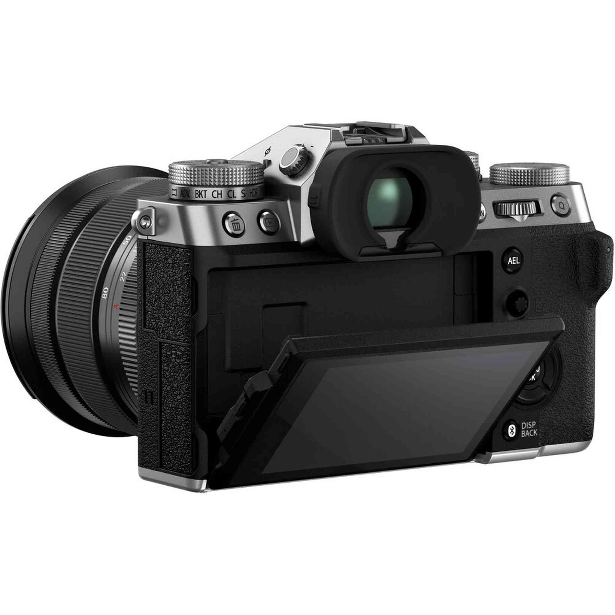 Fujifilm X-T5 Mirrorless Camera with 16-80mm Lens Silver Sony 64GB Card Bundle Fujifilm