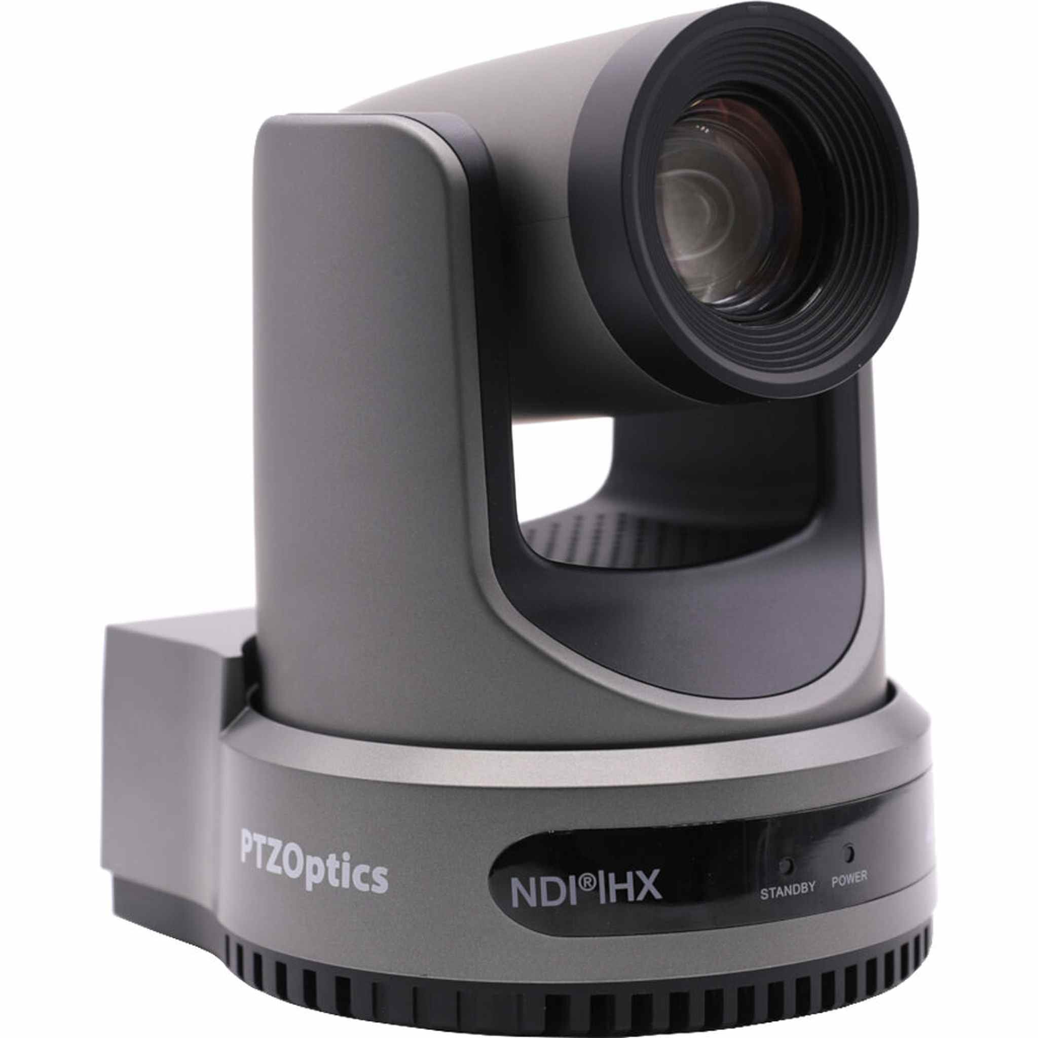 2 x PTZOptics Move 4K PTZ Camera with 20x Zoom Gray PT20X-4K-GY-G3 + SuperJoy PTZ Controller PTZOptics