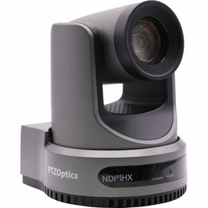 2 x PTZOptics Move 4K PTZ Camera with 20x Zoom Gray PT20X-4K-GY-G3 + SuperJoy PTZ Controller + 2 x Wall Mount PTZOptics