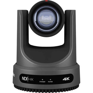 2 x PTZOptics Move 4K PTZ Camera with 12x Zoom Gray PT12X-4K-GY-G3 + PT-JOY-G4 Controller + 2 x Wall Mount