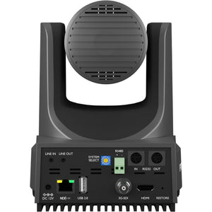 PTZOptics Move 4K PTZ Camera with 12x Zoom Gray PT12X-4K-GY-G3 + SuperJoy PTZ Controller