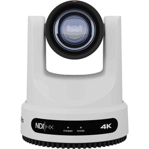 2 x PTZOptics Move 4K PTZ Camera with 12x Zoom White PT12X-4K-WH-G3 + SuperJoy PTZ Controller PTZOptics