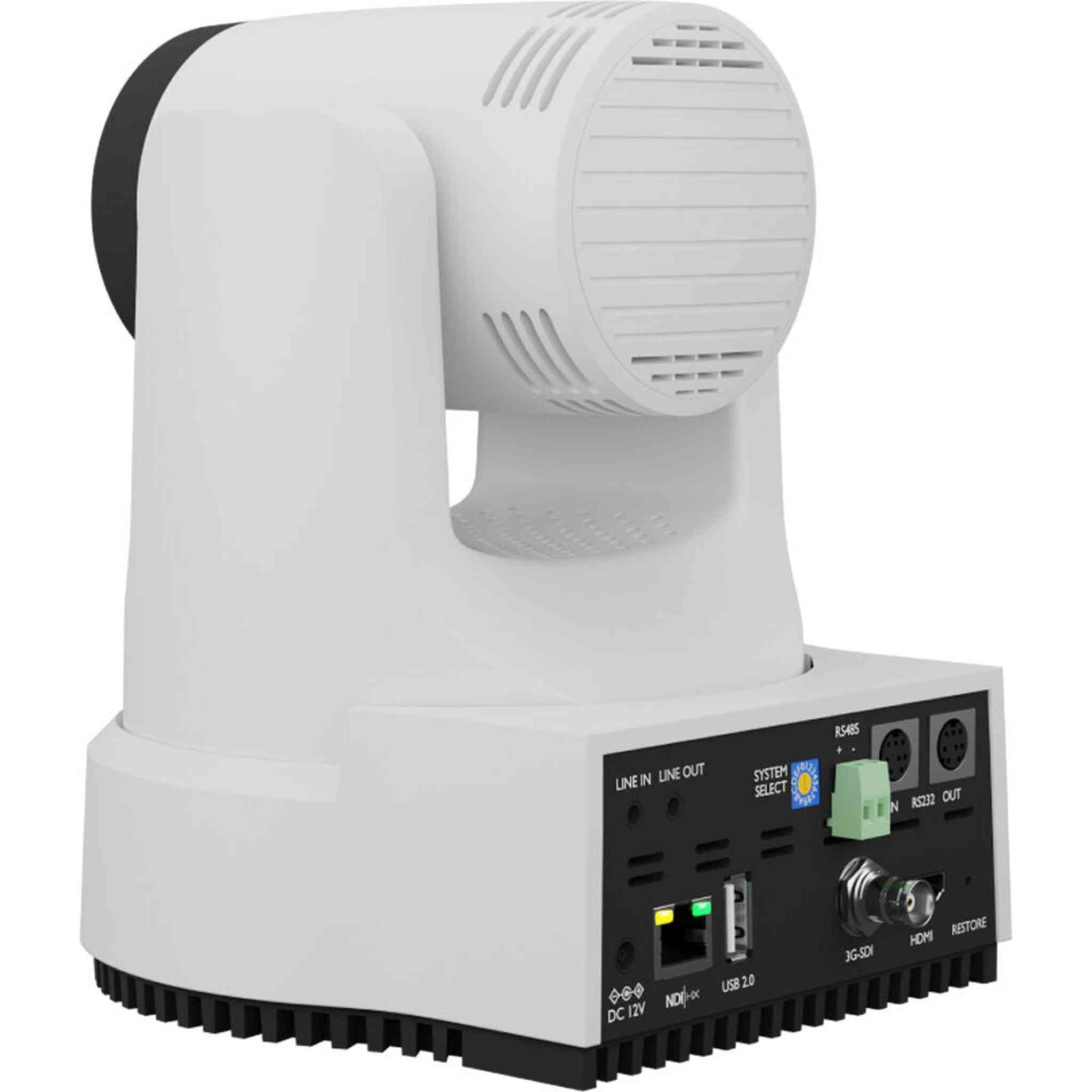 5 x PTZOptics Move 4K PTZ Camera with 12x Optical Zoom White PT12X-4K-WH-G3 + 5 x Wall Mount