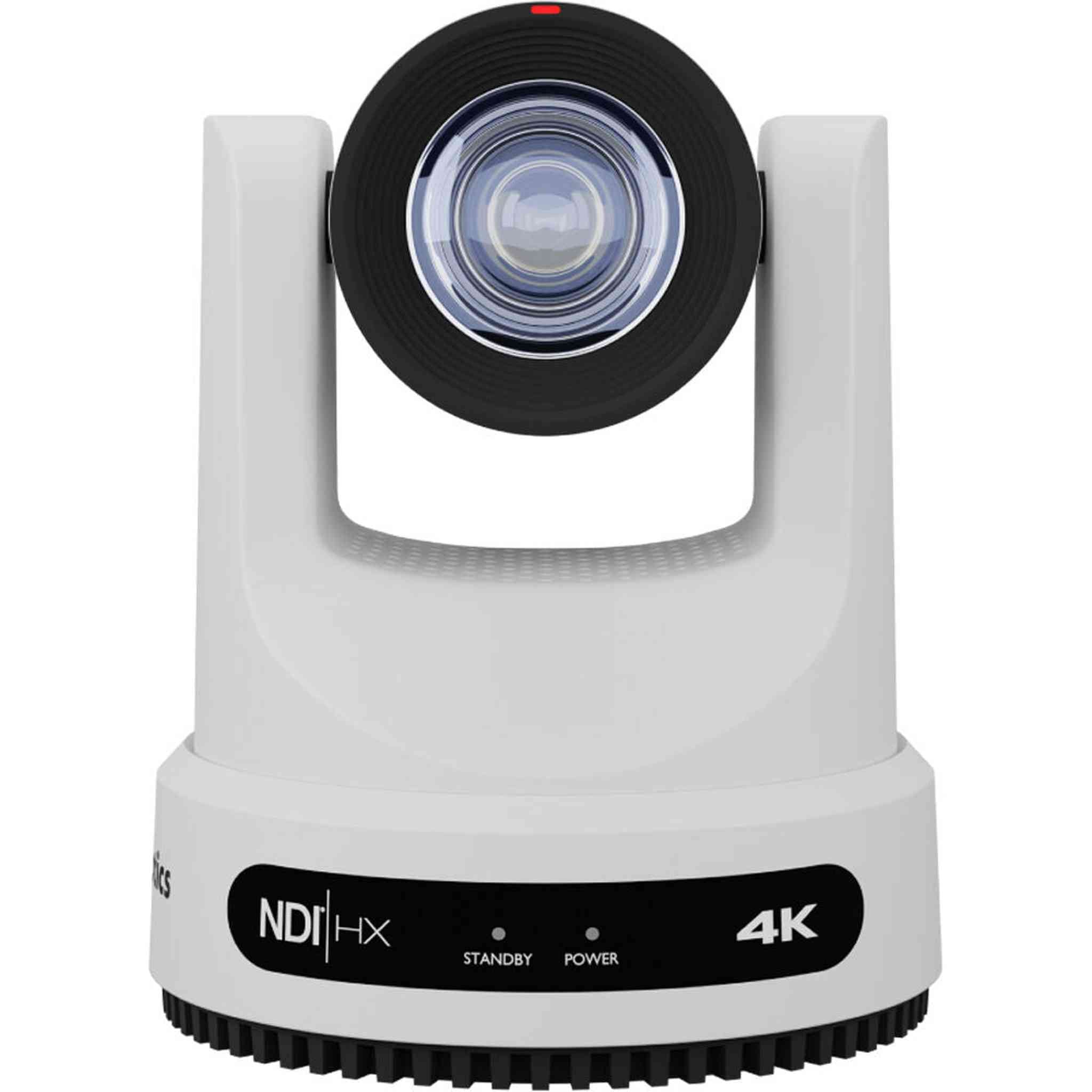 PTZOptics Move 4K PTZ Camera with 20x Zoom White PT20X-4K-WH-G3 + SuperJoy PTZ Controller