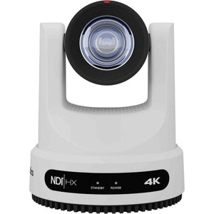 PTZOptics Move 4K PTZ Camera with 20x Zoom White PT20X-4K-WH-G3 + SuperJoy PTZ Controller