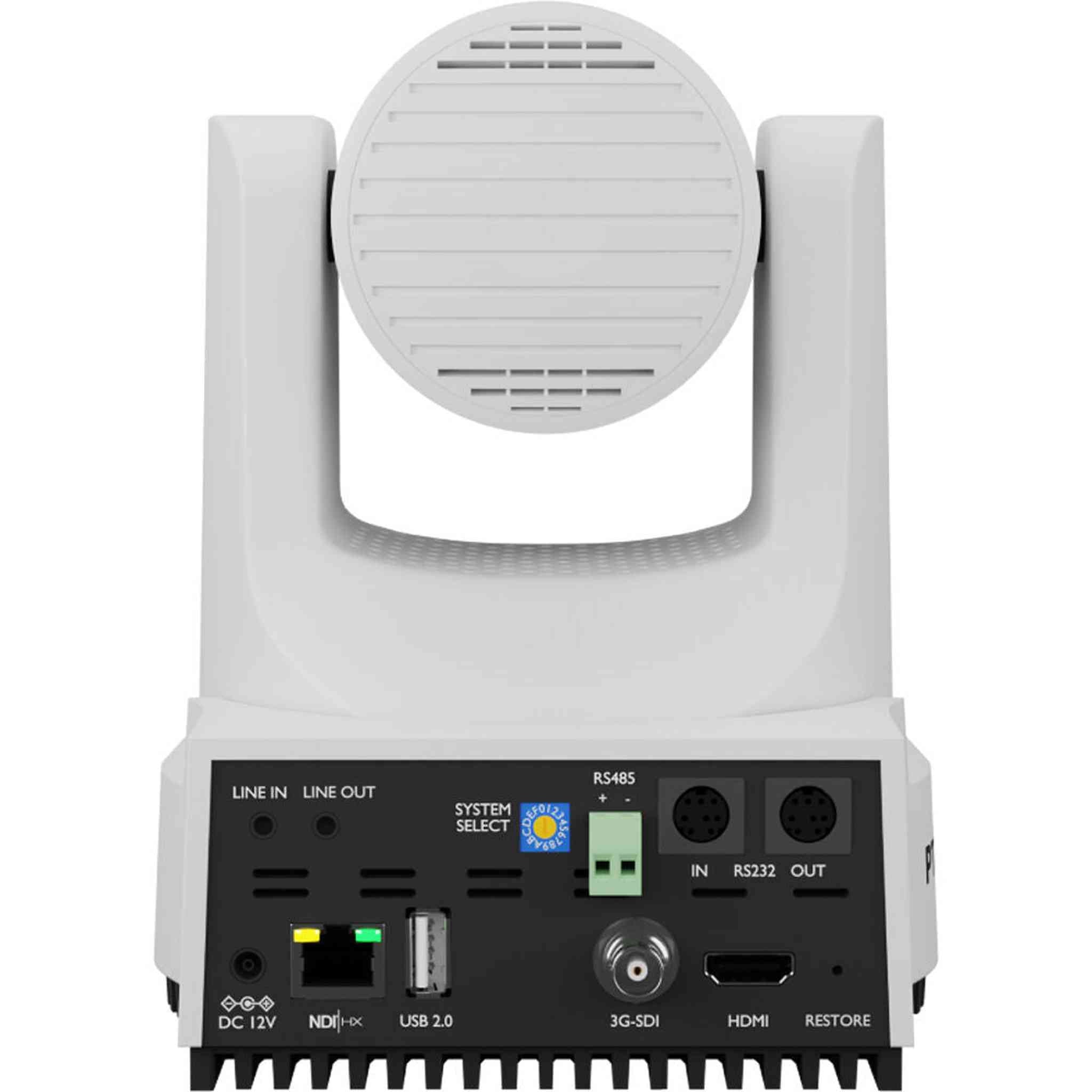 PTZOptics Move 4K PTZ Camera with 20x Zoom White PT20X-4K-WH-G3 + SuperJoy PTZ Controller